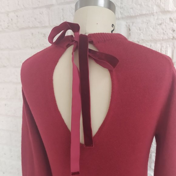 RED SWEATER DRESS by MICHEAL KORS - Picture 3 of 9